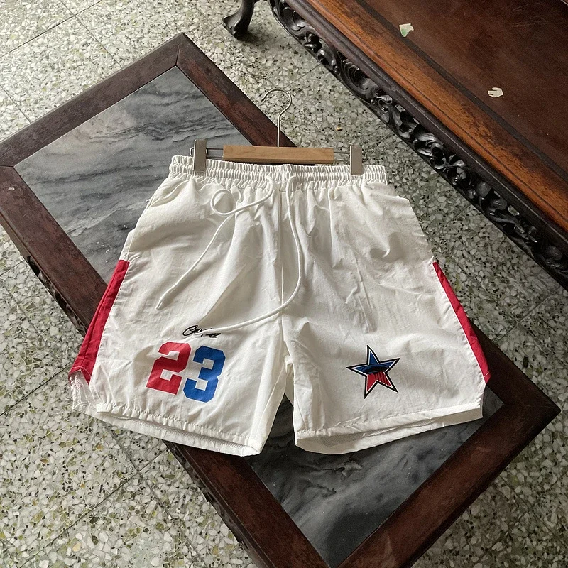 Printed summer new style street loose casual trendy brand hip-hop five-point shorts