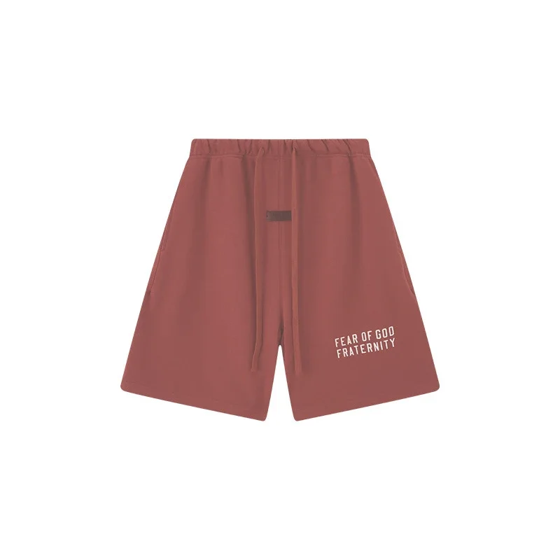 Multi-line shorts ES cotton sports shorts casual five-quarter pants street fashion loose