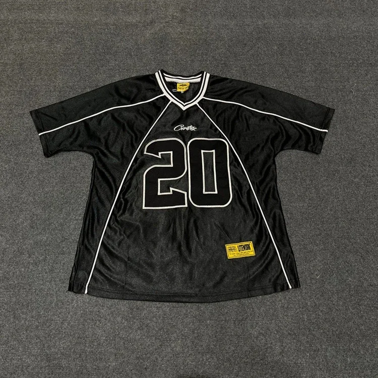 Sports short-sleeved T-shirt football uniform breathable polo shirt couple wear