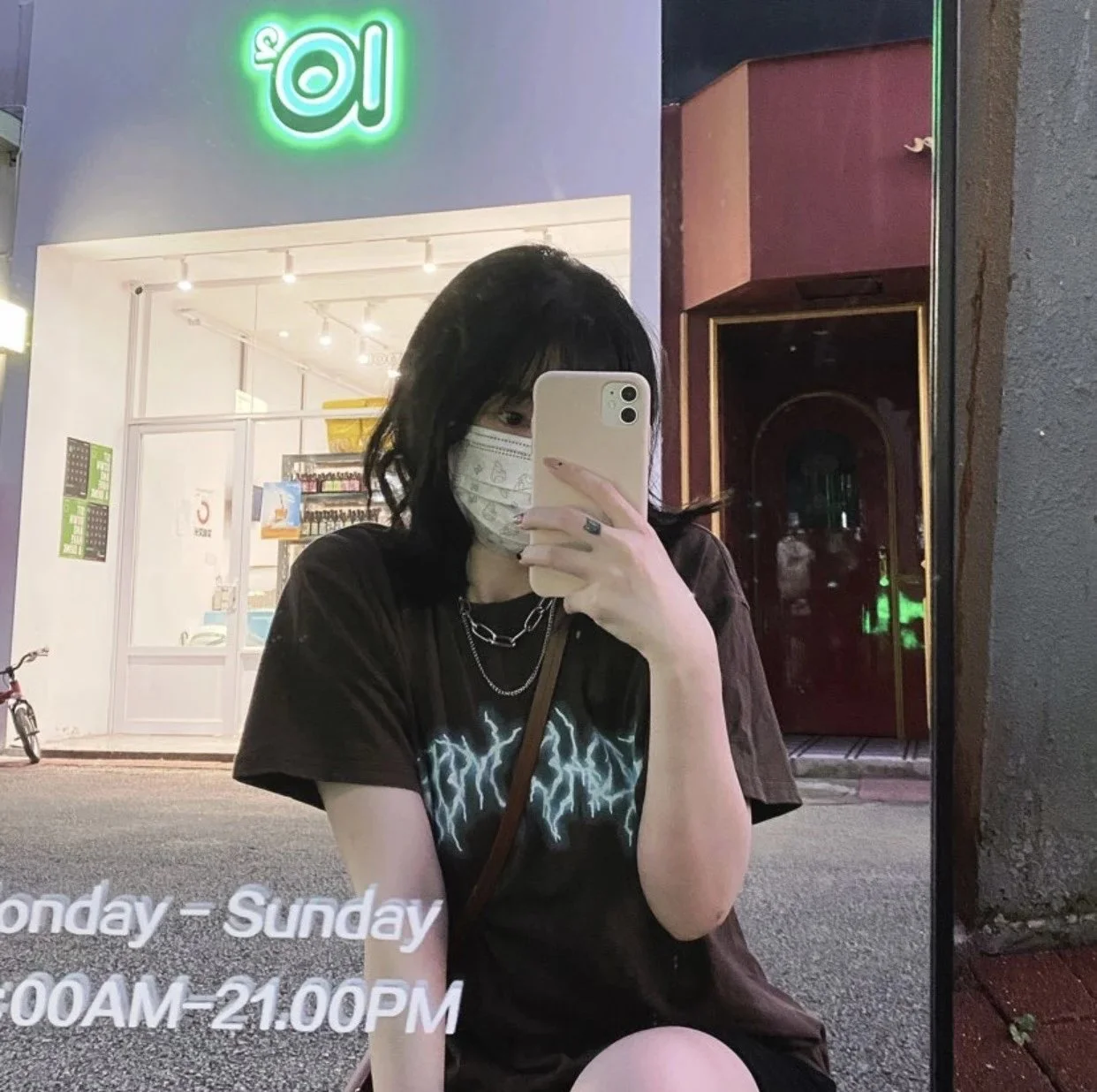 Travis Scott Astroworld letter lightning foam print American trendy brand short-sleeved T-shirt couple summer