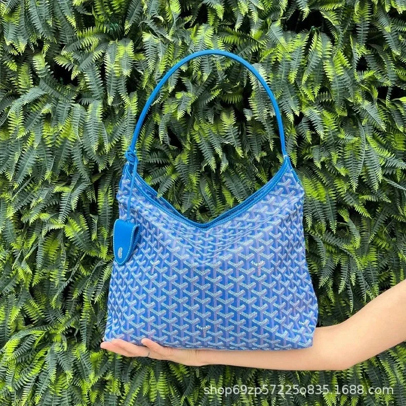 Armpit bag cotton and linen zipper dog tooth bag tote mother-in-law shopping bag commuter tote bag