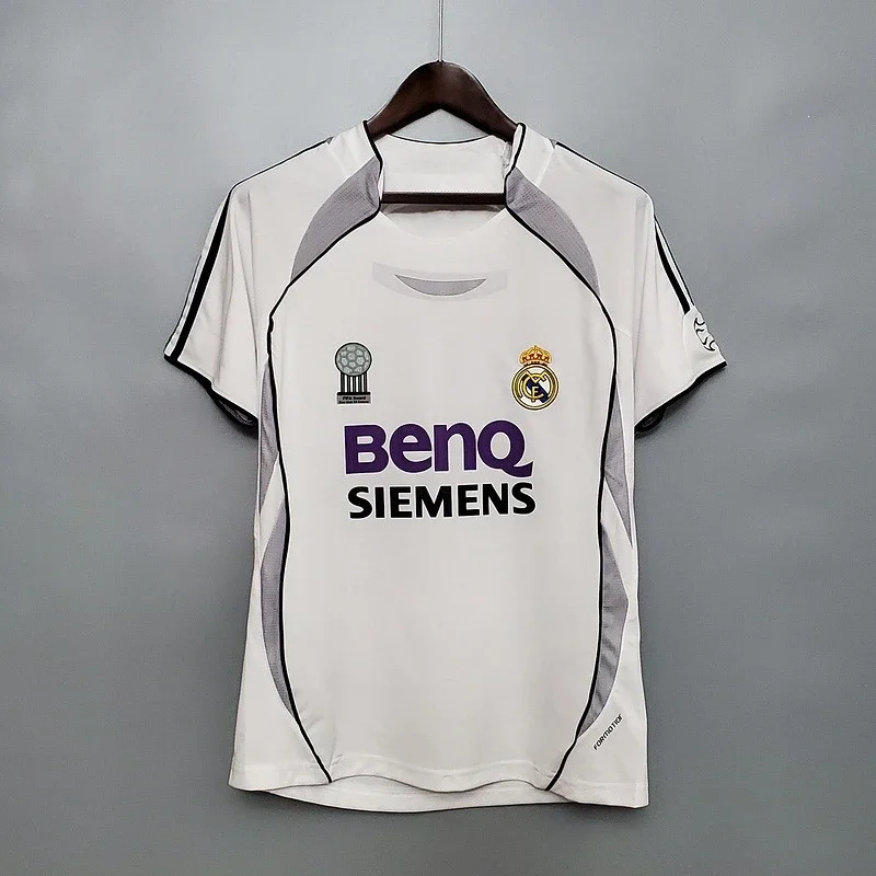 Retro short-sleeved football jerseys Real Madrid, Barcelona, ​​Florence, Arsenal, Manchester City, Inter Milan and River Plate old jerseys