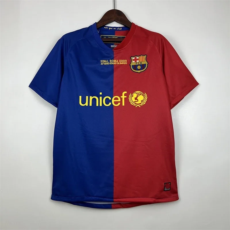 Retro short-sleeved football jerseys Real Madrid, Barcelona, ​​Florence, Arsenal, Manchester City, Inter Milan and River Plate old jerseys