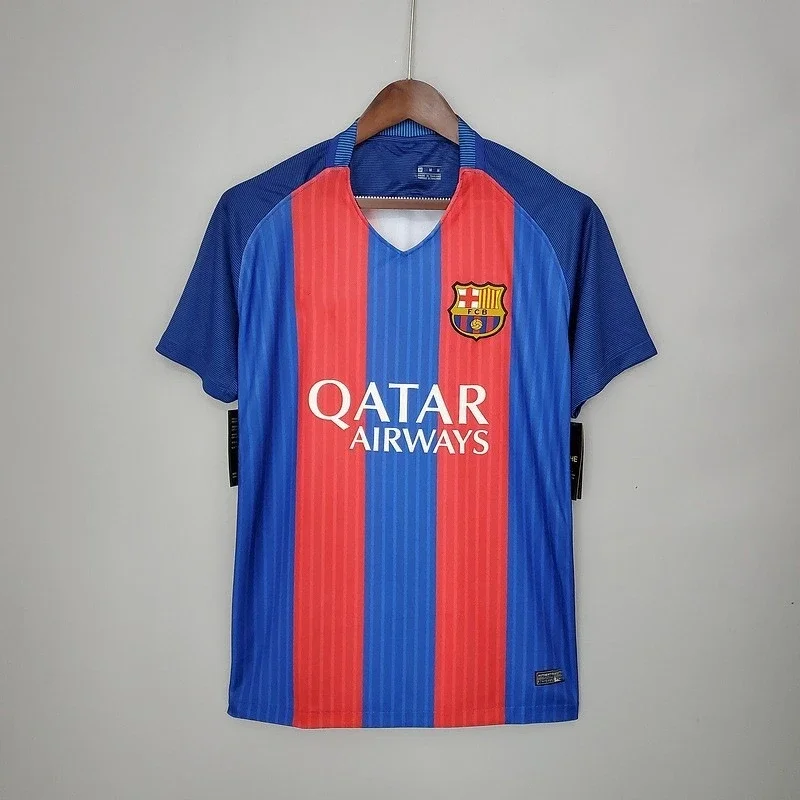 Retro short-sleeved football jerseys Real Madrid, Barcelona, ​​Florence, Arsenal, Manchester City, Inter Milan and River Plate old jerseys