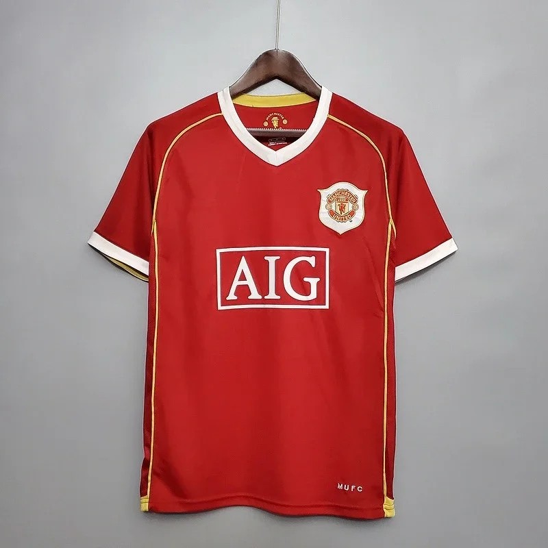 Retro short-sleeved football jerseys Real Madrid, Barcelona, ​​Florence, Arsenal, Manchester City, Inter Milan and River Plate old jerseys