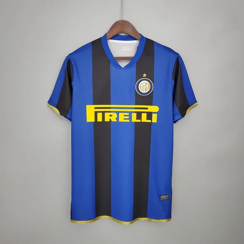Retro short-sleeved football jerseys Real Madrid, Barcelona, ​​Florence, Arsenal, Manchester City, Inter Milan and River Plate old jerseys