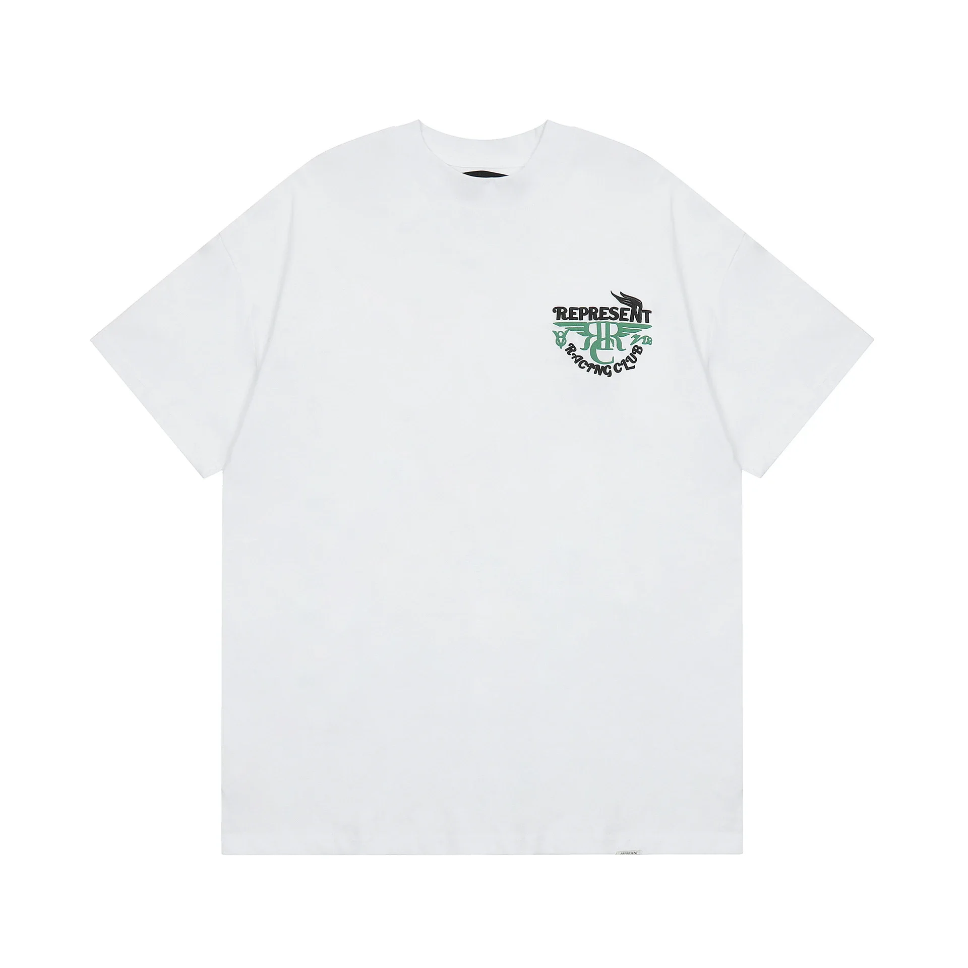 Collection Eagle Shark Pattern Printed Round Neck Short Sleeve Beauty Trendy Hip Hop