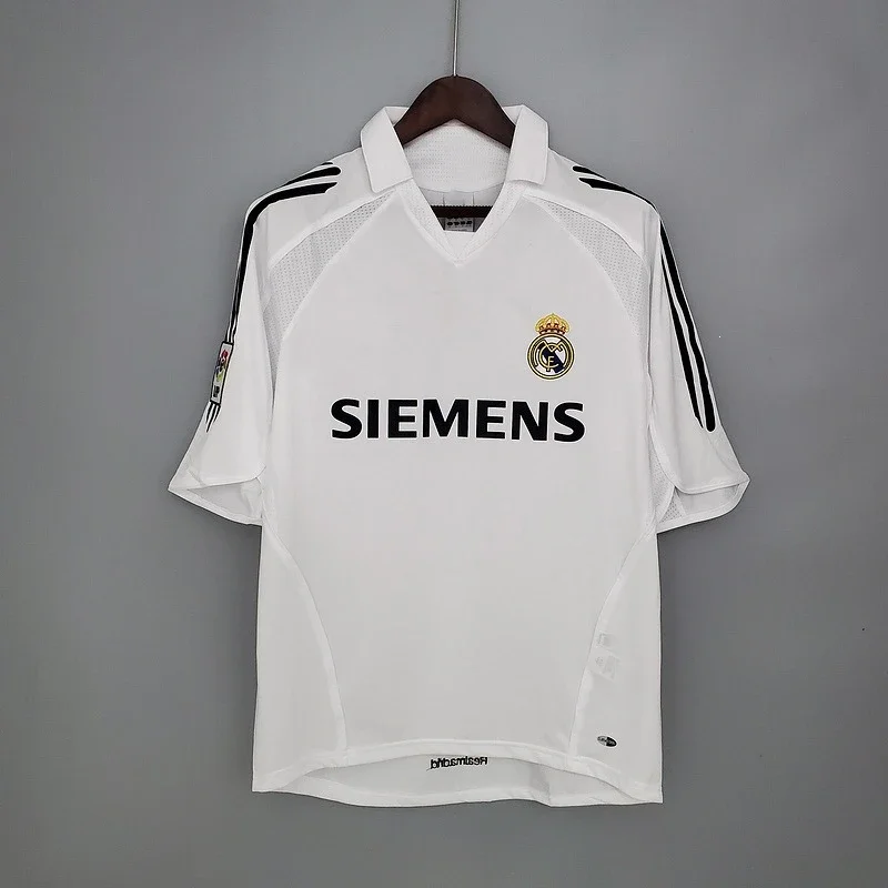 Retro short-sleeved football jerseys Real Madrid, Barcelona, ​​Florence, Arsenal, Manchester City, Inter Milan and River Plate old jerseys