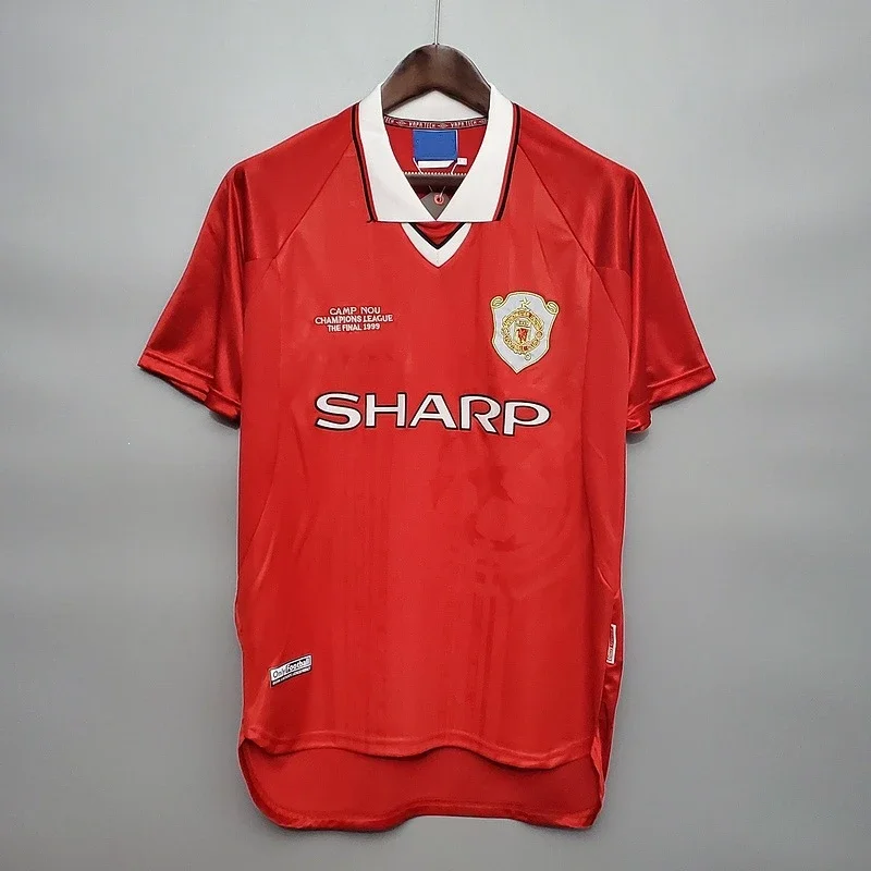 Retro short-sleeved football jerseys Real Madrid, Barcelona, ​​Florence, Arsenal, Manchester City, Inter Milan and River Plate old jerseys