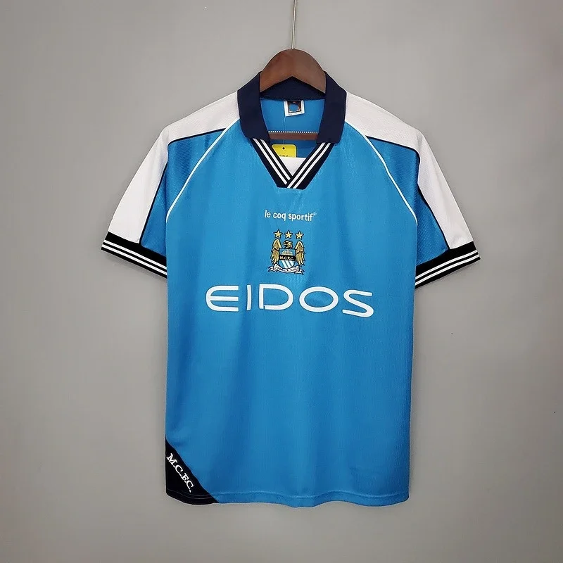 Retro short-sleeved football jerseys Real Madrid, Barcelona, ​​Florence, Arsenal, Manchester City, Inter Milan and River Plate old jerseys