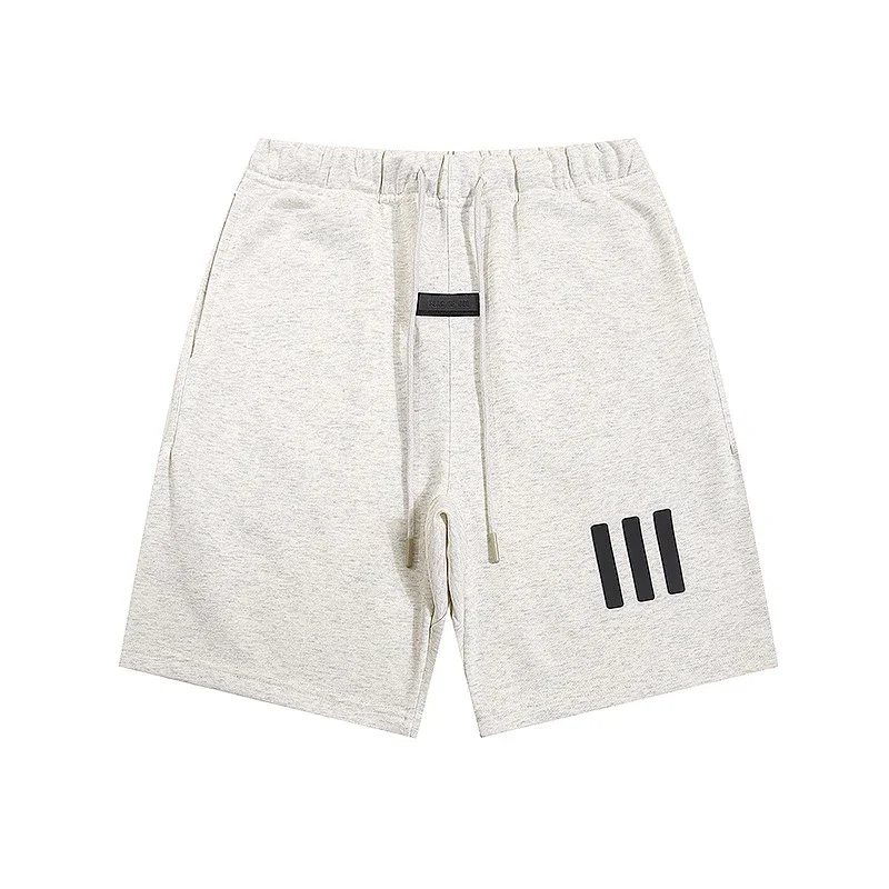 Multi-line shorts ES cotton sports shorts casual five-quarter pants street fashion loose