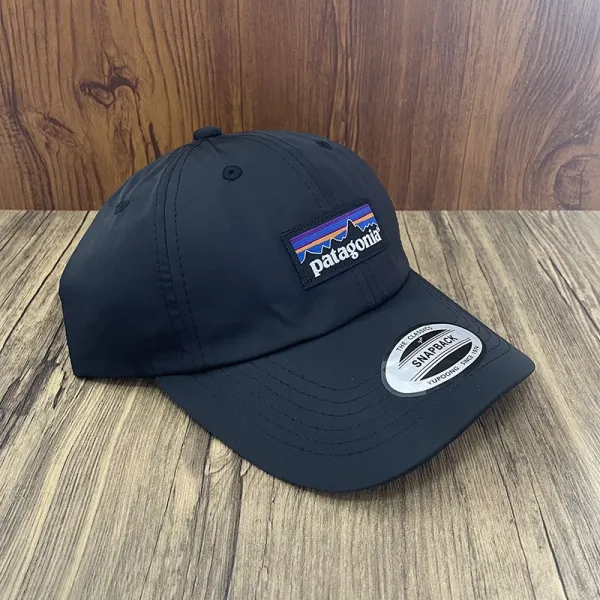 Patagonia P-6 Logo Snapback Beige Baseball Cap - 6
