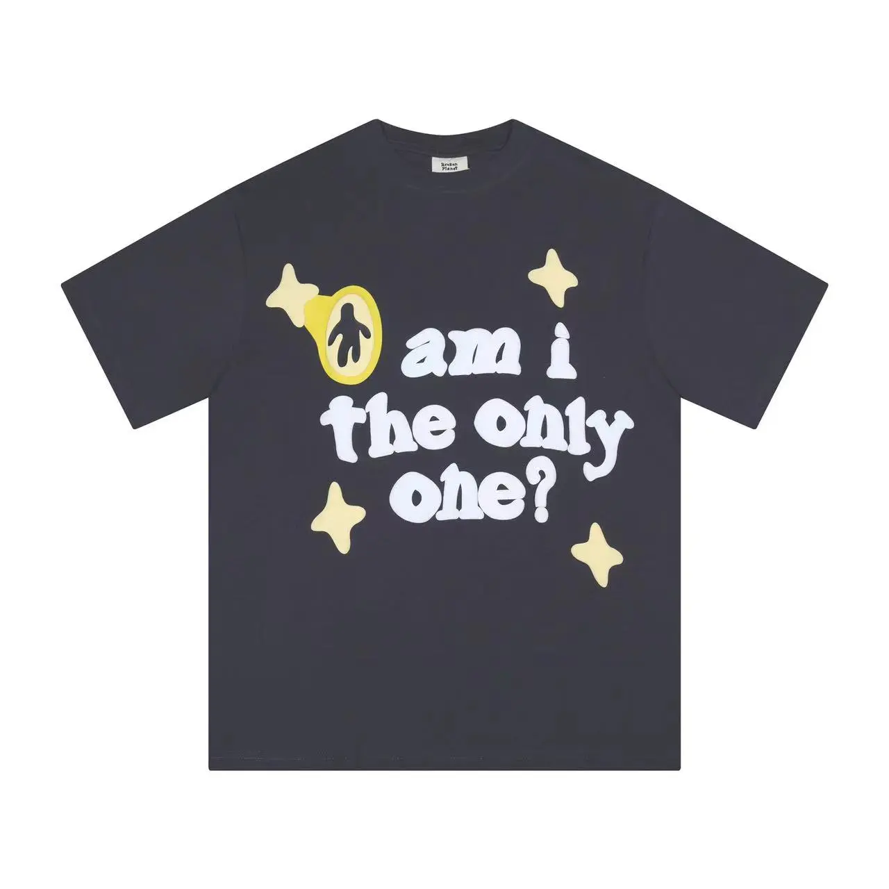 BROKEN PLANET Broken Planet American trendy brand foam couple short-sleeved loose men's and women's versatile T-shirt cross-border