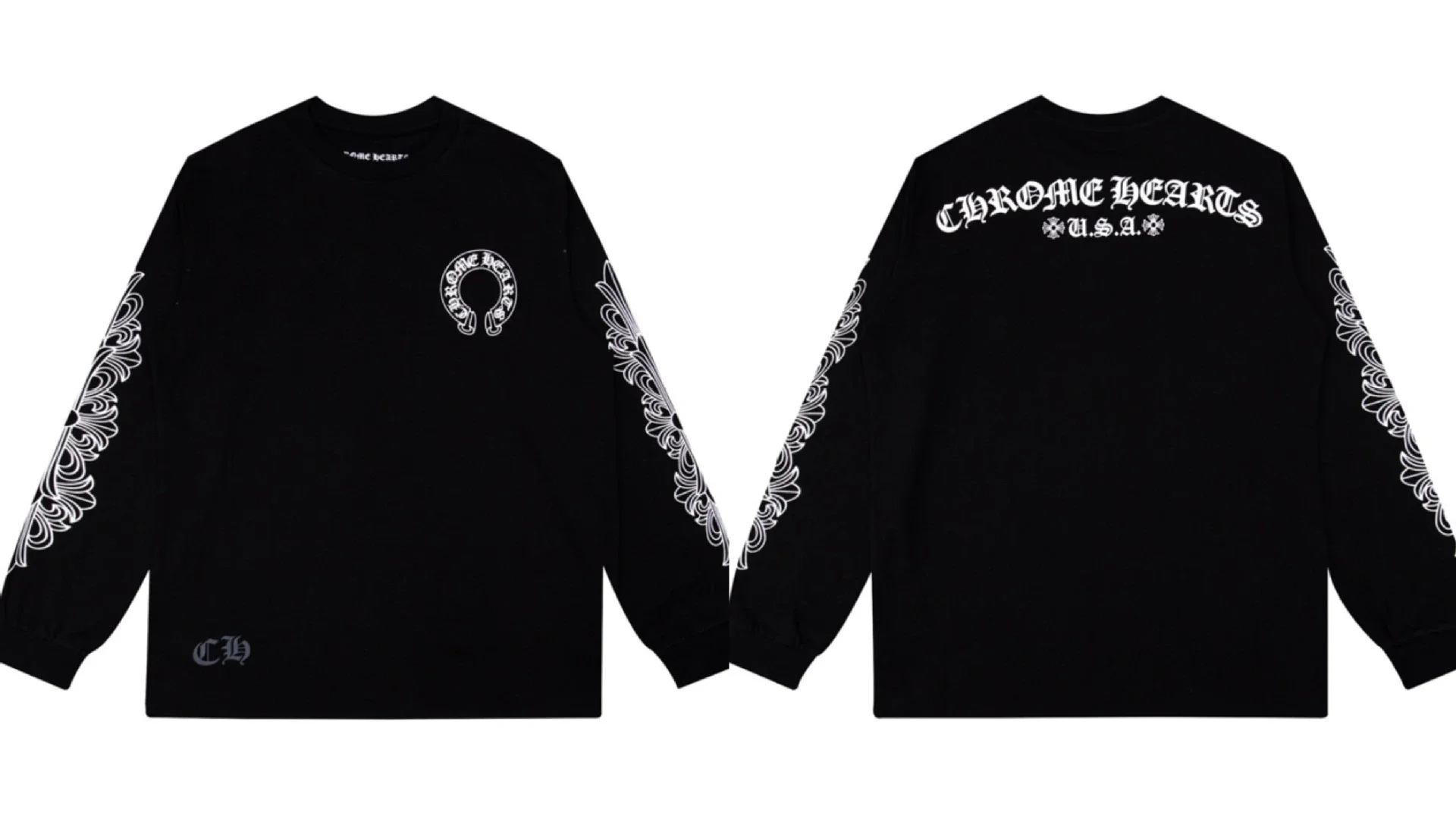 Horseshoe Sanskrit printed long sleeve collection for men and women