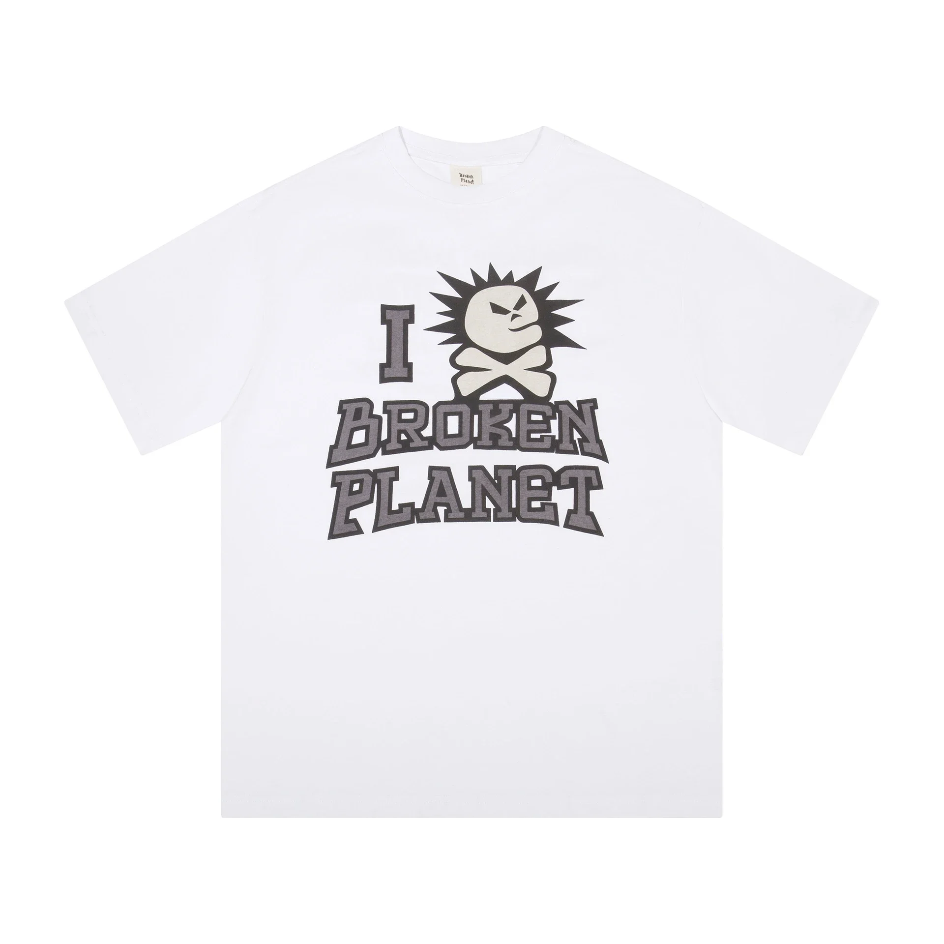 BROKEN PLANET Broken Planet American trendy brand foam couple short-sleeved loose men's and women's versatile T-shirt cross-border