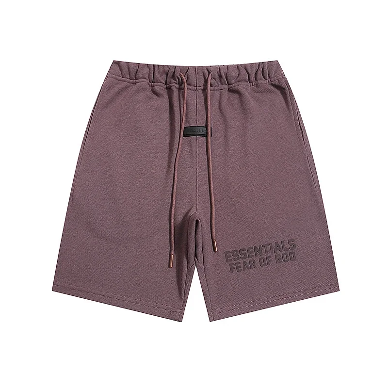 Multi-line shorts ES cotton sports shorts casual five-quarter pants street fashion loose