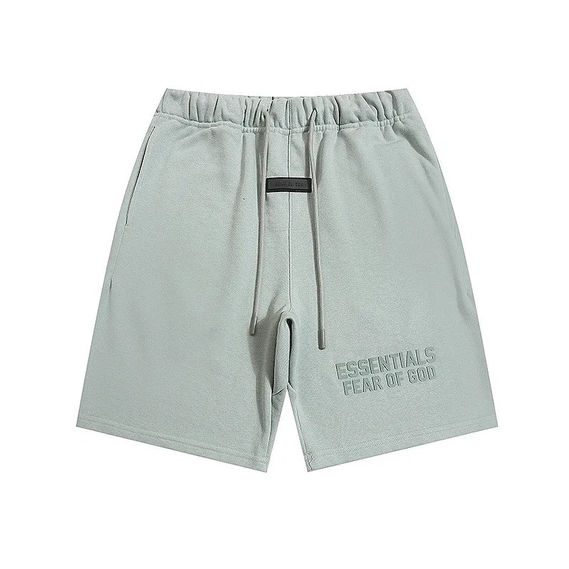 Multi-line shorts ES cotton sports shorts casual five-quarter pants street fashion loose