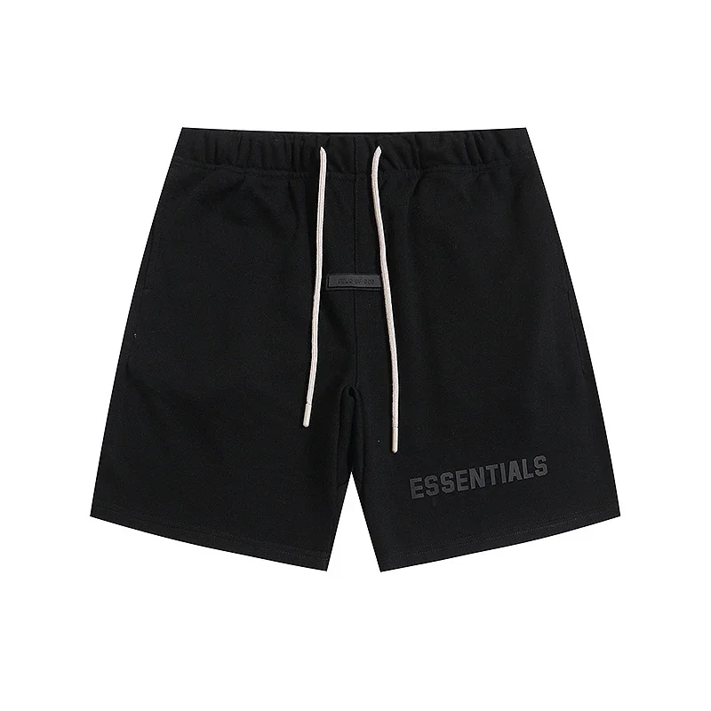 Multi-line shorts ES cotton sports shorts casual five-quarter pants street fashion loose