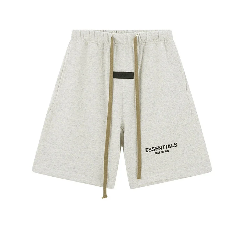 Multi-line shorts ES cotton sports shorts casual five-quarter pants street fashion loose