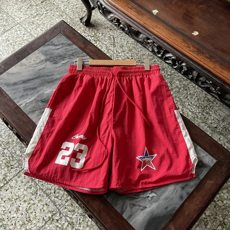 Printed summer new style street loose casual trendy brand hip-hop five-point shorts