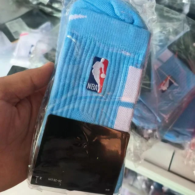 NBA Socks Ribbed crew basketball with graphic logos product detail image 7