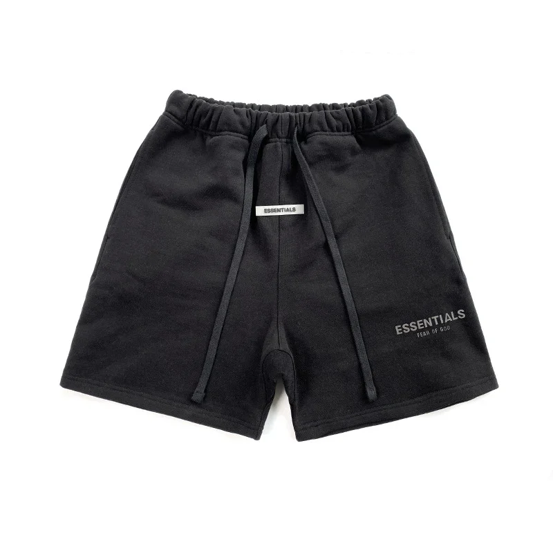 Multi-line shorts ES cotton sports shorts casual five-quarter pants street fashion loose