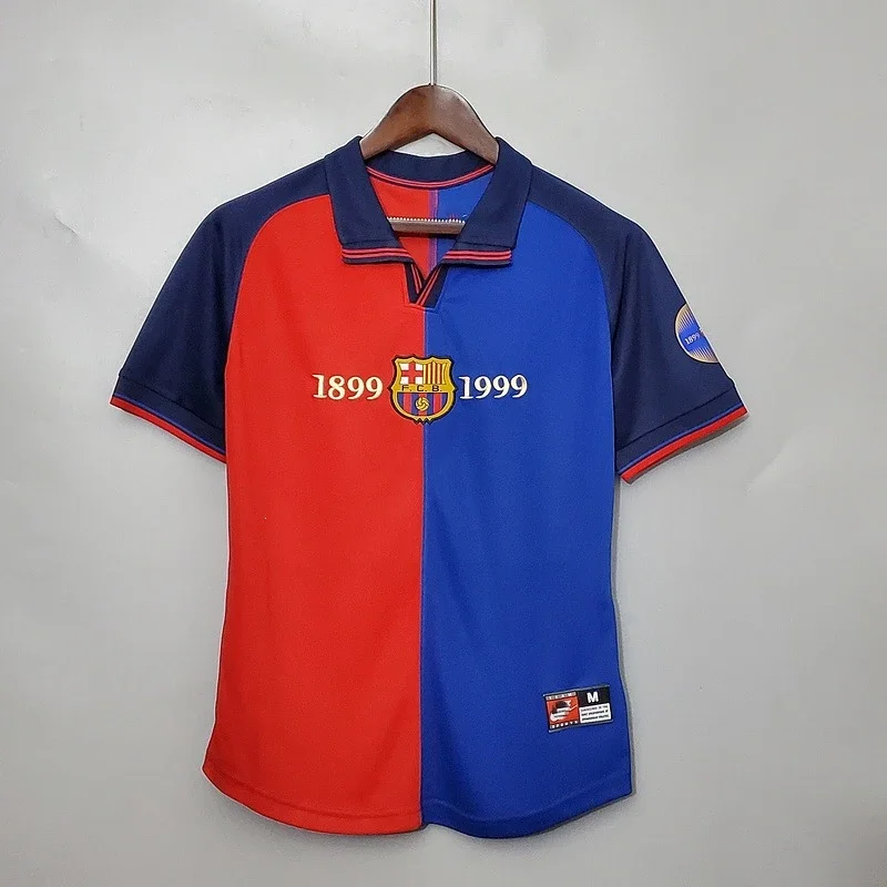Retro short-sleeved football jerseys Real Madrid, Barcelona, ​​Florence, Arsenal, Manchester City, Inter Milan and River Plate old jerseys