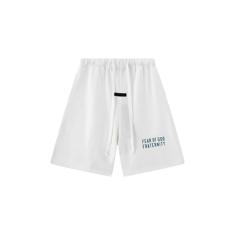 Multi-line shorts ES cotton sports shorts casual five-quarter pants street fashion loose