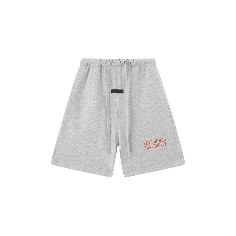 Multi-line shorts ES cotton sports shorts casual five-quarter pants street fashion loose