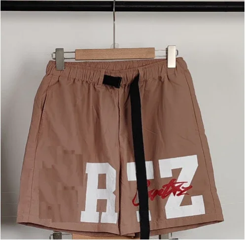 Printed summer new style street loose casual trendy brand hip-hop five-point shorts