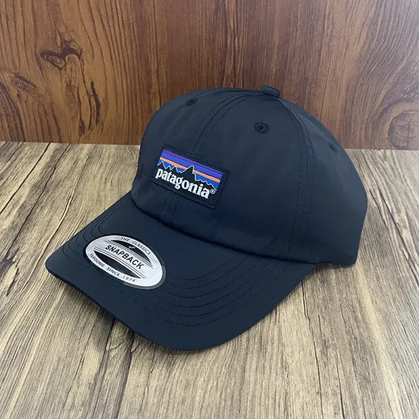 Patagonia P-6 Logo Snapback Beige Baseball Cap - 5