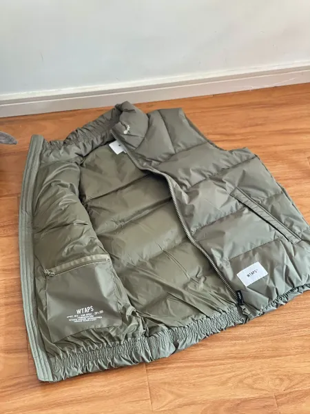 WTAPS Down Vest Army Green Vest - 16