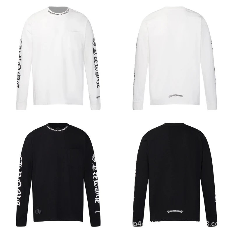 Chrome Hearts Long Sleeve Tee Multicolor Streetwear Tops - 21