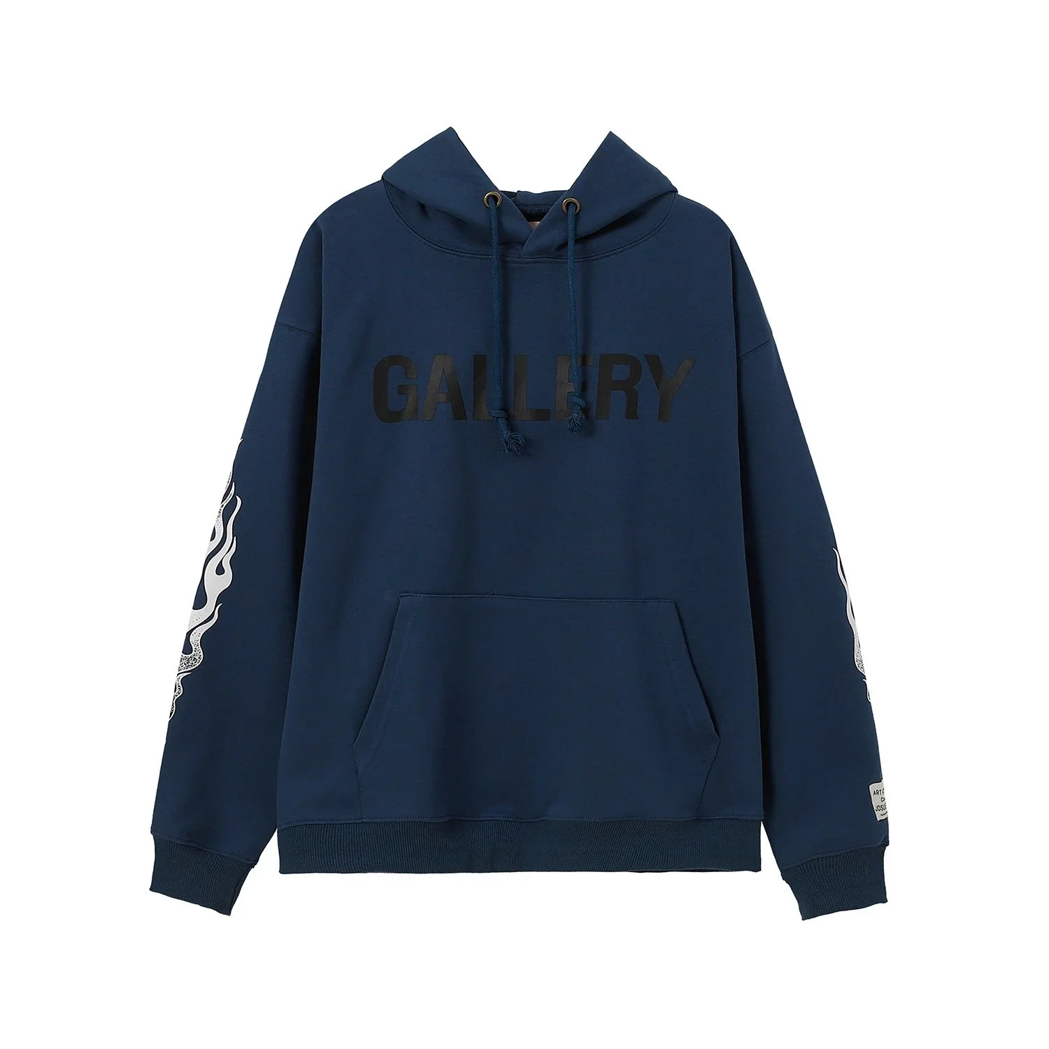 Distressed brain print casual loose hooded sweatshirt for men and women