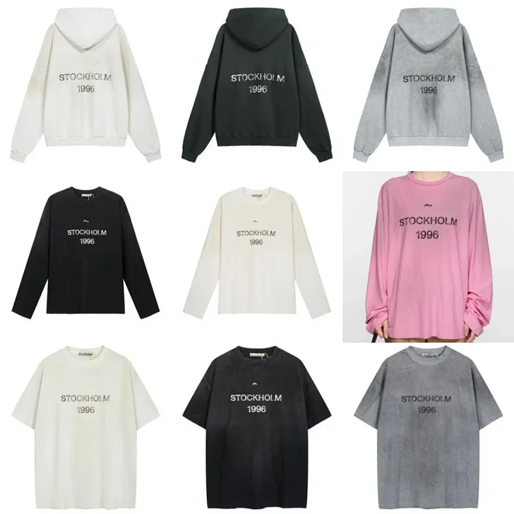 AC washed distressed printed 1996 short-sleeved sweatshirt hoodie(pic41) AC washed distressed printed 1996 short-sleeved sweatshirt hoodie