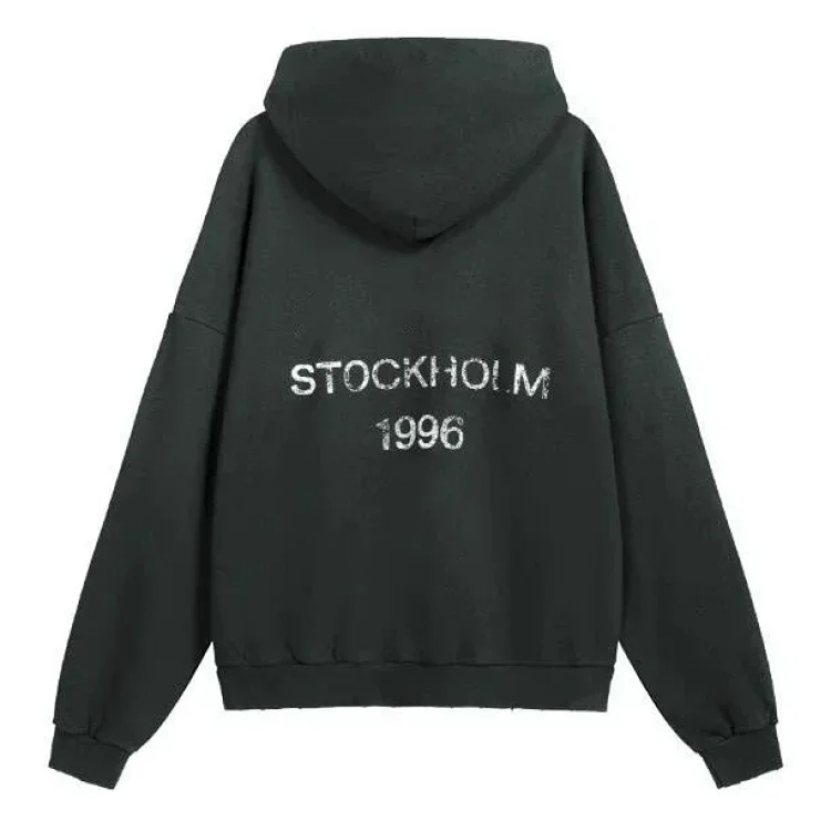 AC washed distressed printed 1996 short-sleeved sweatshirt hoodie(pic4) AC washed distressed printed 1996 short-sleeved sweatshirt hoodie