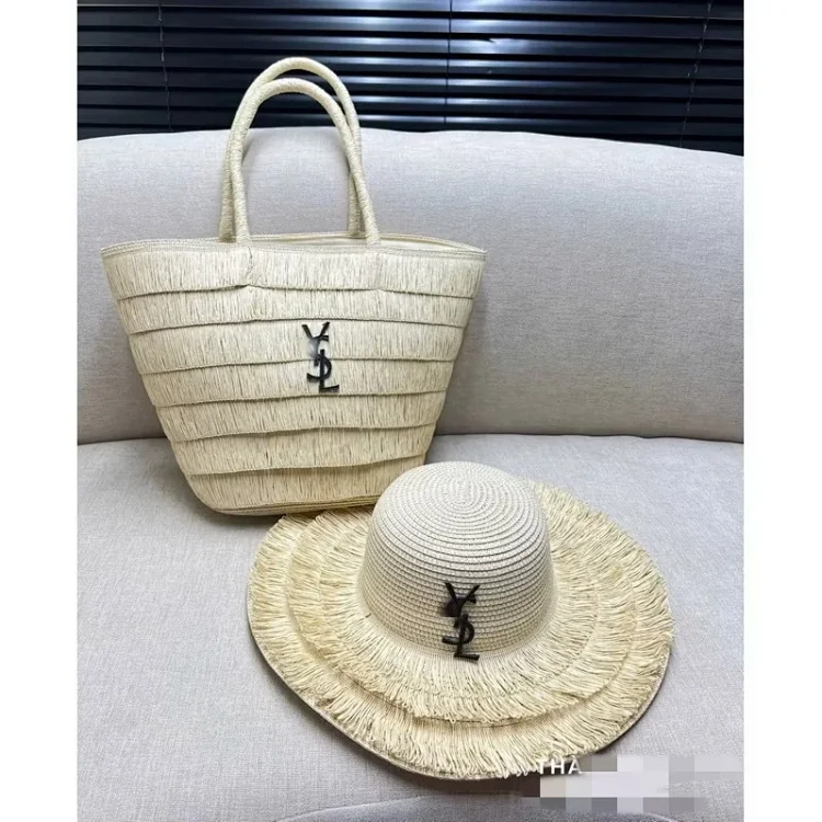 Straw hat straw bag set foldable sun hat outdoor beach bag hat sun hat(pic8) Straw hat straw bag set foldable sun hat outdoor beach bag hat sun hat