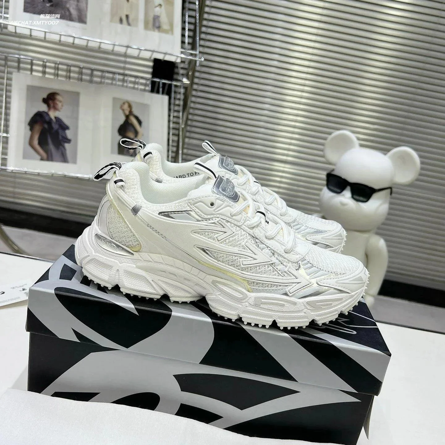 Off White OFF-White C/O VirGil Abloh joint retro dad mountaineering sports and casual shoes