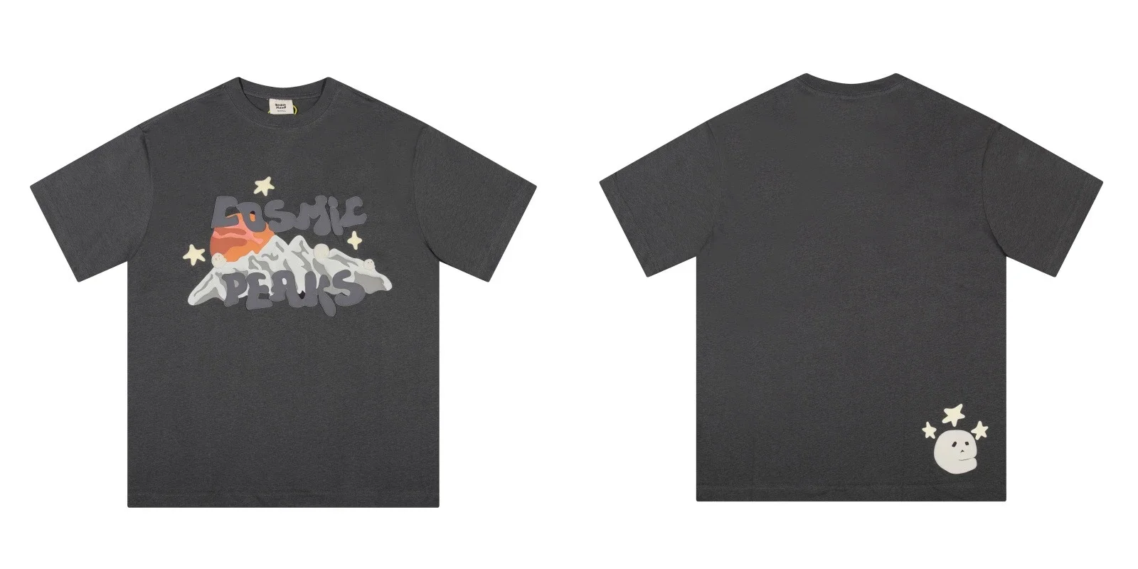 BROKEN PLANET Broken Planet American trendy brand foam couple short-sleeved loose men's and women's versatile T-shirt cross-border