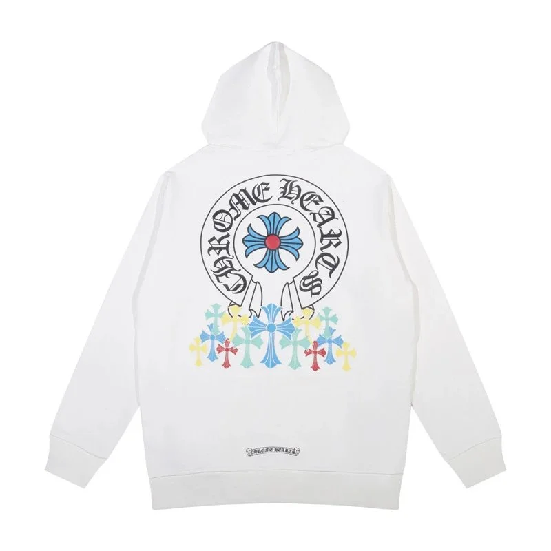CH cross hooded sweatshirt is versatile and fashionable