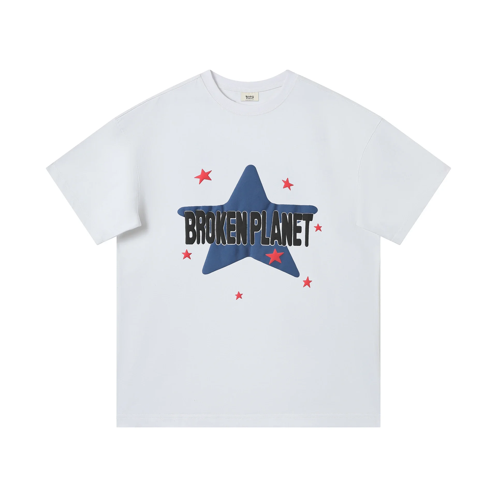 BROKEN PLANET Broken Planet American trendy brand foam couple short-sleeved loose men's and women's versatile T-shirt cross-border