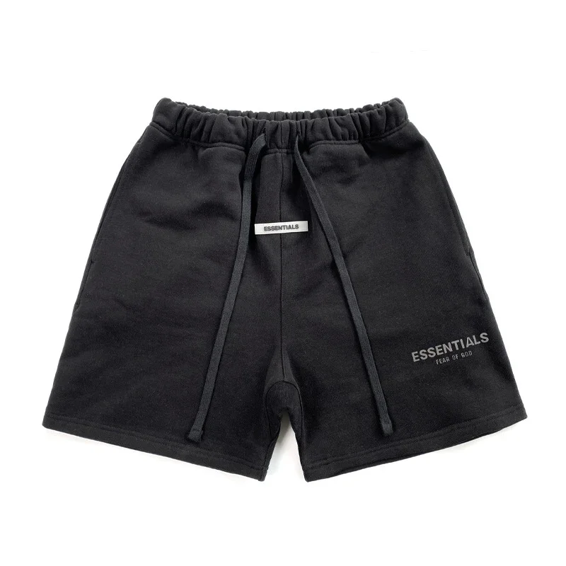 Multi-line shorts ES cotton sports shorts casual five-quarter pants street fashion loose