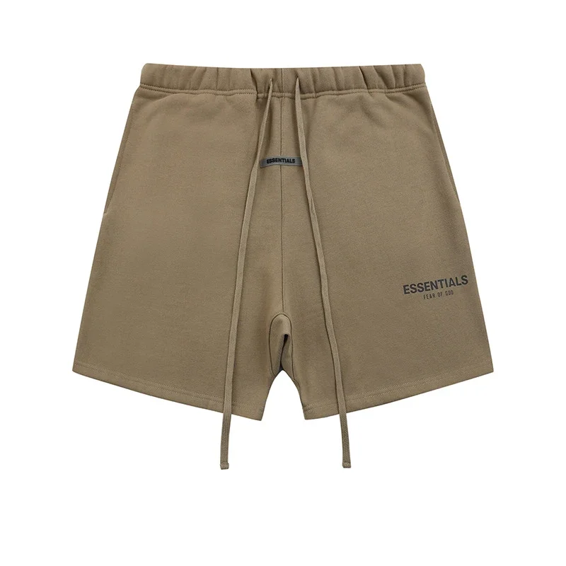 Multi-line shorts ES cotton sports shorts casual five-quarter pants street fashion loose