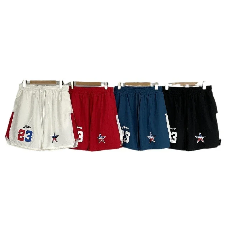 Printed summer new style street loose casual trendy brand hip-hop five-point shorts