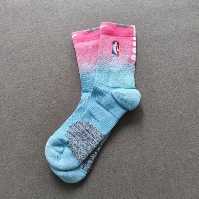 NBA Socks Ribbed crew basketball with graphic logos product detail image 1