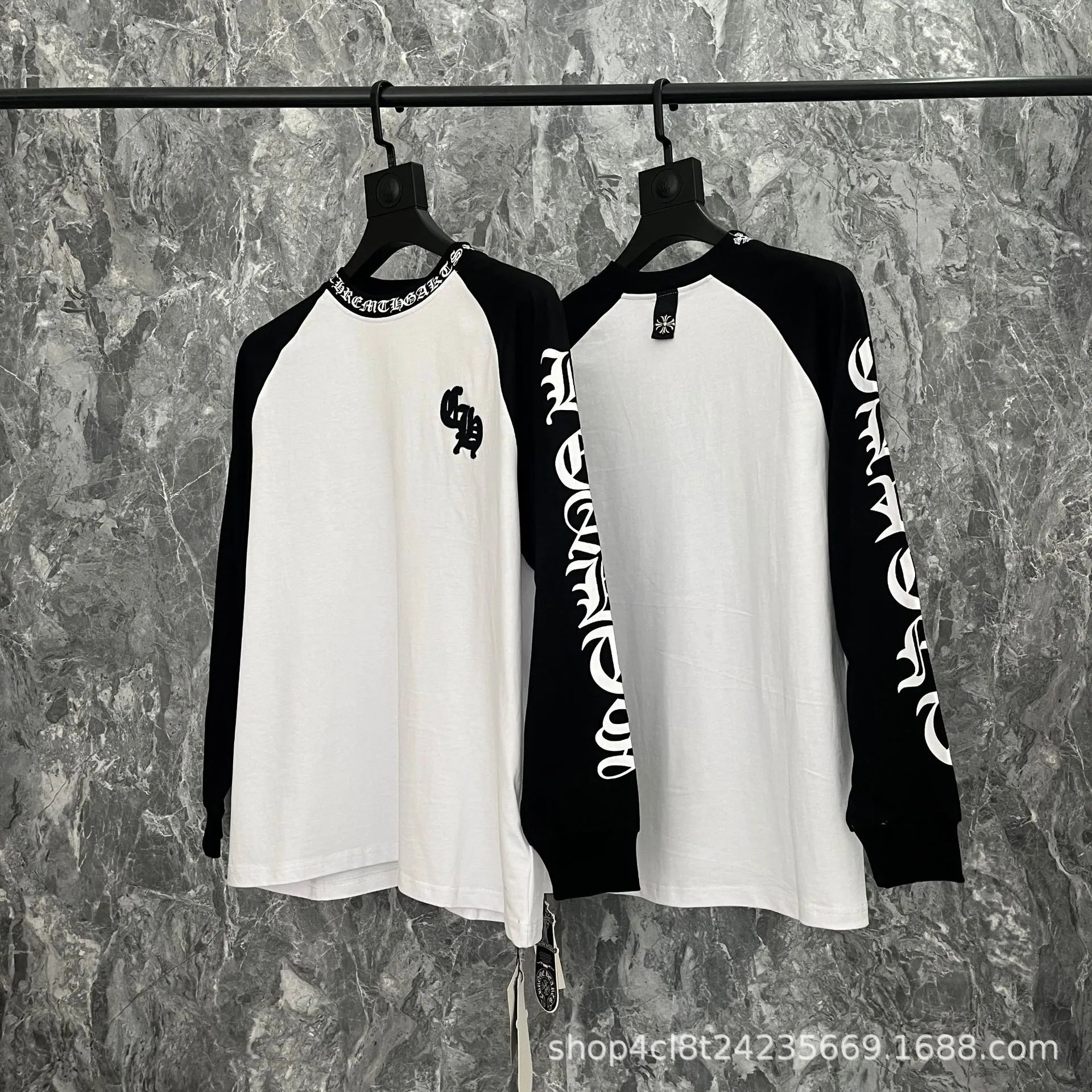 Chrome Hearts Long Sleeve Tee Multicolor Streetwear Tops - 33