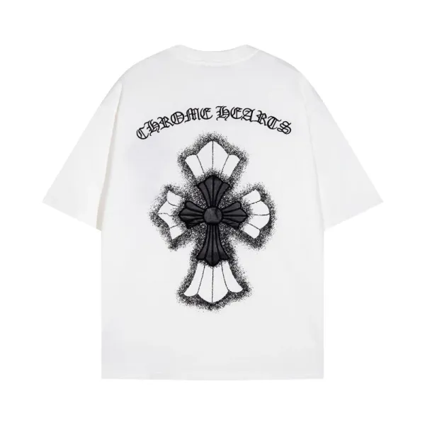 Chrome Hearts Cross Print White T-Shirt - 1