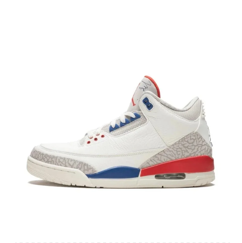 AJ3 mid-range Hiroshi Fujiwara black and white Cardinal white wine red white cement small lightning white blue Wizards Lakers white orange white red small fear cool gray gray blue white brow