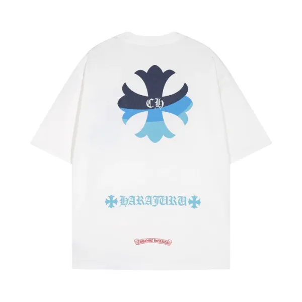 Chrome Hearts x Harajuku Floral Cross White T-Shirt - 1