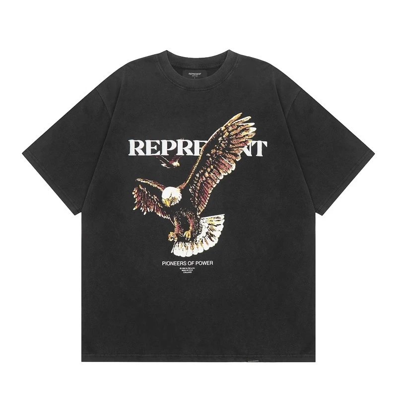 Represent Destructive Appetite Alligator Graphic Black T-Shirt - 20